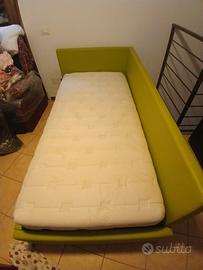 Letto contenitore ecopelle