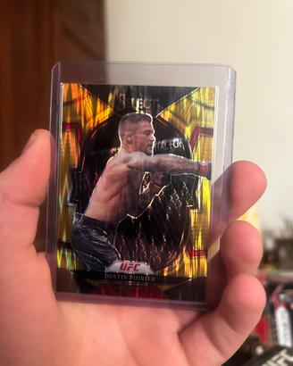 DUSTIN POIRIER 8/10 GOLD FLASH - UFC PANINI SELECT