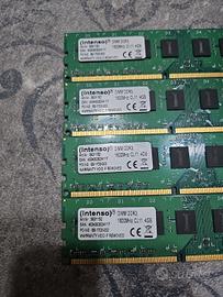 Kit 16GB RAM DDR3 Intenso (4x4GB) 1600MHz CL11