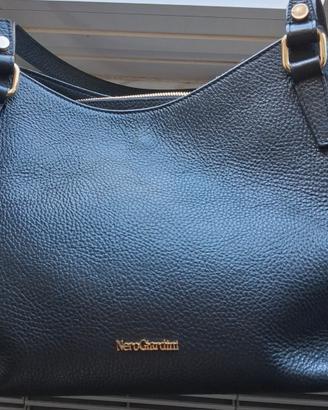 Borsa in pelle originale NERO GIARDINI 