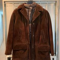 Giacca in pelle marrone