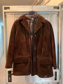 Giacca in pelle marrone