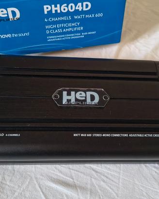 Amplificatore Phonocar PH604D 4 canali da 150W
