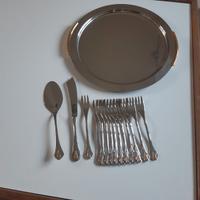 SERVIZIO PER DOLCE VASSOIO E POSATE