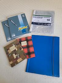 Cancelleria nuova per la scuola e l'ufficio