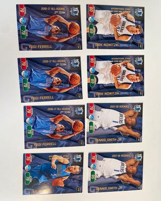 Lotto 8 Carte NBA Dallas Mavericks
