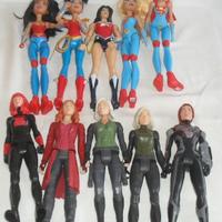 Varie Statuine Di Eroi Marvel E DC Comics