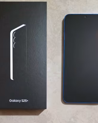 Samsung Galaxy S25 Plus-Come Nuovo -Scatola, cover