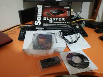 SCHEDE AUDIO CREATIVE USB  e interna come da foto