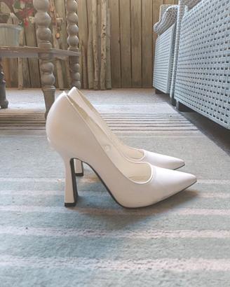 Scarpe décolleté bianche