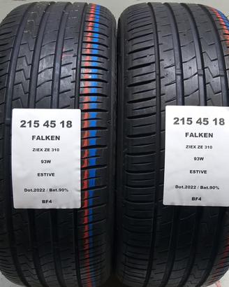 2 GOMME 215 45 18 FALKEN BF4