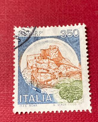 Francobollo Castello di Musulmeli 1980