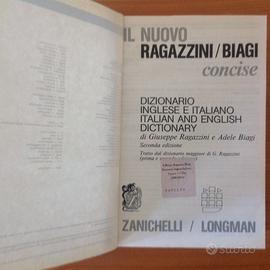 Dizionario Inglese Italiano Il Nuovo Ragazzini