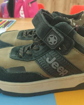 Scarpe trekking bimbo Jeep verde nero n. 31
