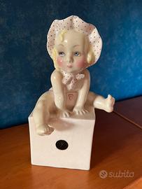“Bimba su dado” rara Ceramica ESSEVI Anni ‘30