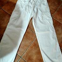 Pantaloni uomo bianchi estivi mis. 50