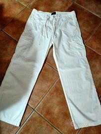 Pantaloni uomo bianchi estivi mis. 50