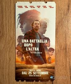 Ticket del film Una Battaglia dopo l'altra