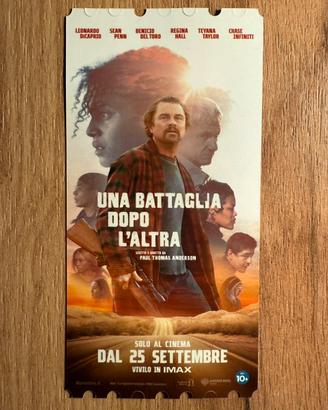 Ticket del film Una Battaglia dopo l'altra