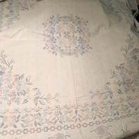 Copriletto matrimoniale misto seta