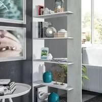 Libreria Moderna Bianca e  Cemento EXPO SEPARÈ