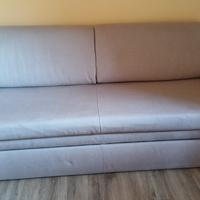 Divano letto in tessuto