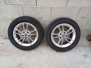 2 Cerchi in Lega Originali Mercedes 6,5x16 Classe