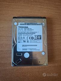  hdd toshiba 2.5" per laptop da 1tb 