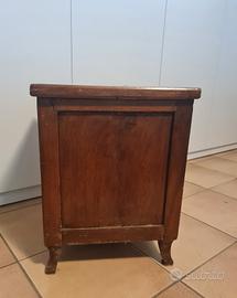 Comodino contenitore originale impero '800