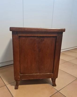Comodino contenitore originale impero '800