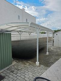 carport per auto da giardino 5mx3m