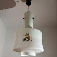 Lampadario vintage, anni 50