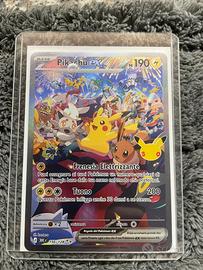 Pikachu ex 30 anniversario