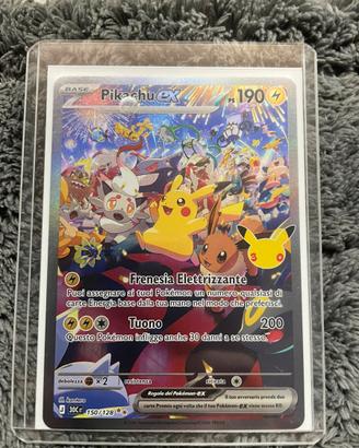 Pikachu ex 30 anniversario
