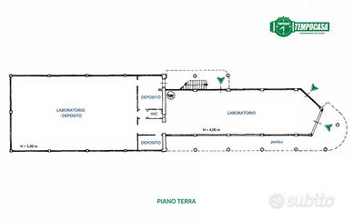 Capannone adibito ad uso alimentare e deposito con