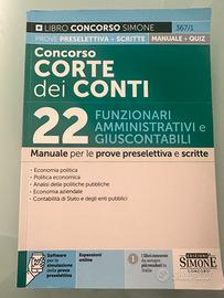 Libro per concorso alla corte dei conti