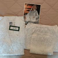 Pigiama donna lungo, color panna. Tag. 46