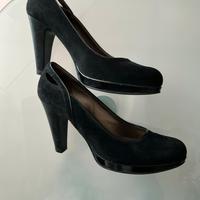 Scarpe donna nere camoscio NERO GIARDINI
