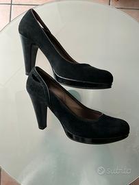 Scarpe donna nere camoscio NERO GIARDINI