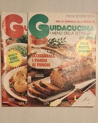N. 2 Riviste "Guida Cucina" - Vintage '83