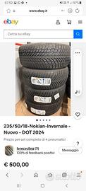 Pneumatici invernali 235 50 18 nokian