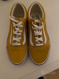 Snikers Vans scamosciate gialle