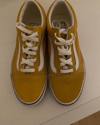 Snikers Vans scamosciate gialle