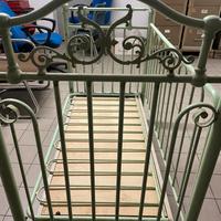 LETTINO FERROBATTUTO VERDE CHIARO