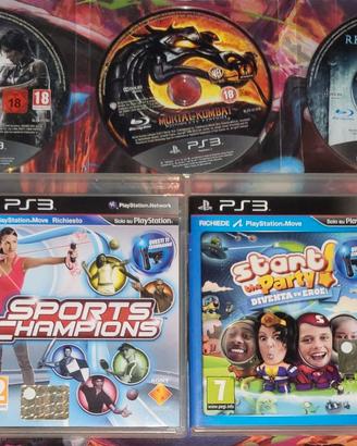 Lotto Giochi PS3 Mortal Kombat Tomb Raider Evil