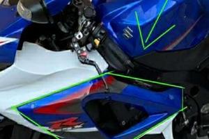 SUZUKI GSX R 1000 k7 GSXR Plastica Carena