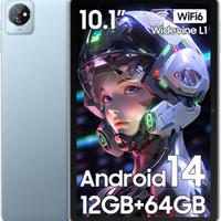 WiFi Tablet 10 Pollici, 12GB + 64GB