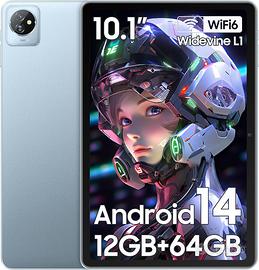 WiFi Tablet 10 Pollici, 12GB + 64GB
