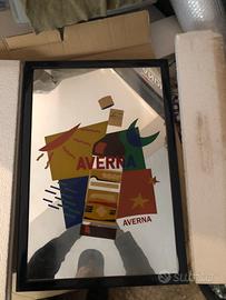 Quadro Specchio Amaro Averna Mirror Vintage