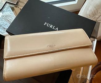 FURLA portafogli pelle bianca originale